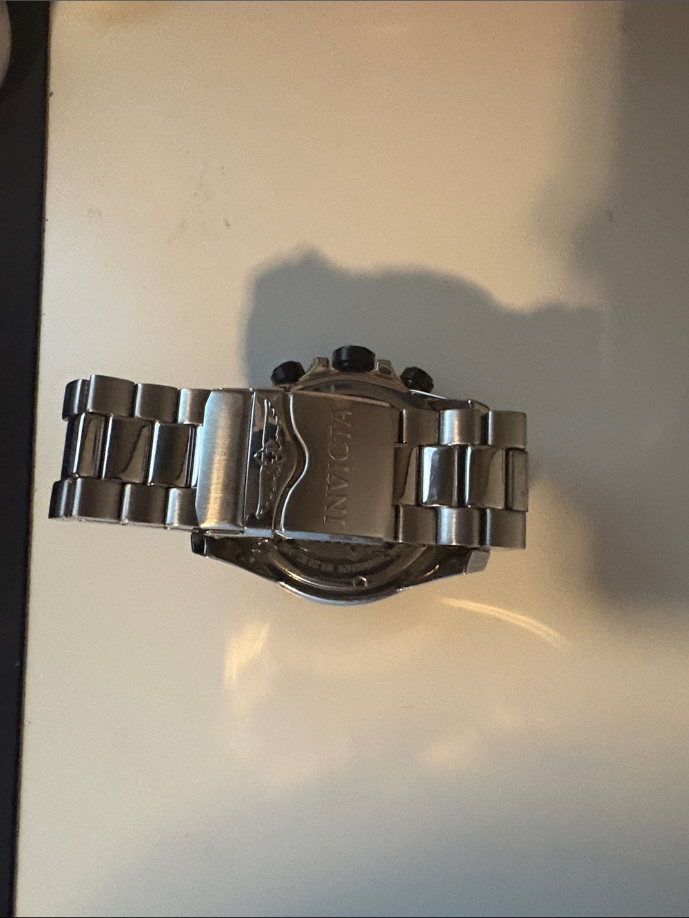 Invicta Silver Stainless Steel Watch with Blue Dial - Picture 2 of 7